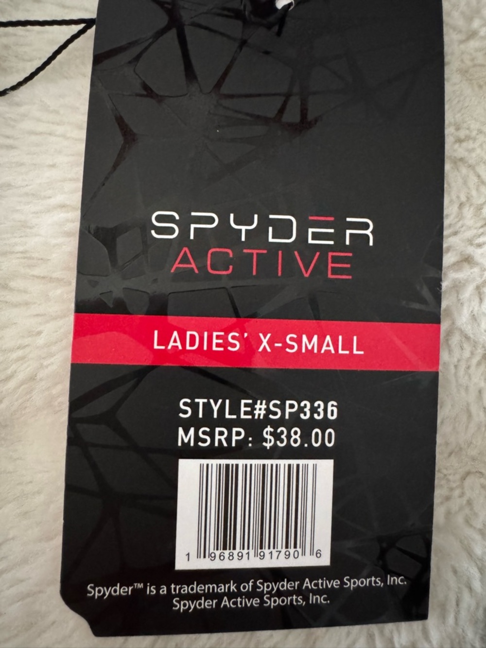Spyder Black Sleeveless Active Tank Top - Picture 8 of 9